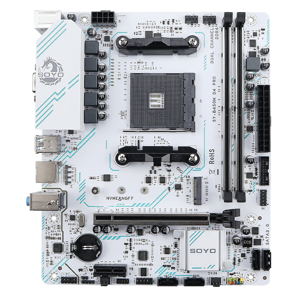 SOYO® Motherboard SY-B450M D4 PRO