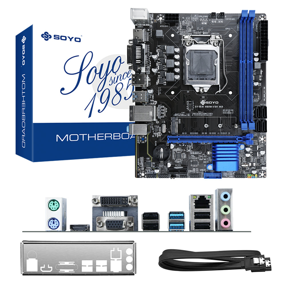 SOYO® Motherboard SY-H81M-V3H M2