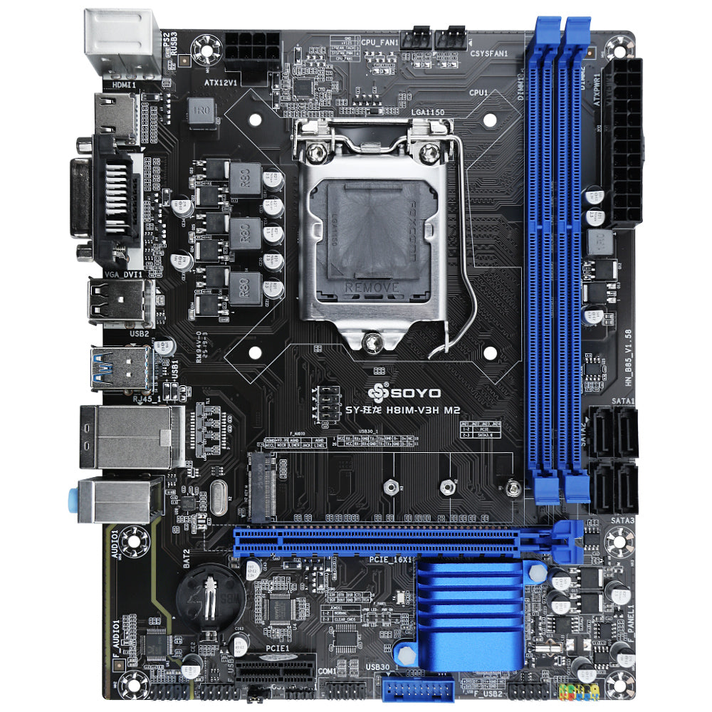 SOYO® Motherboard SY-H81M-V3H M2