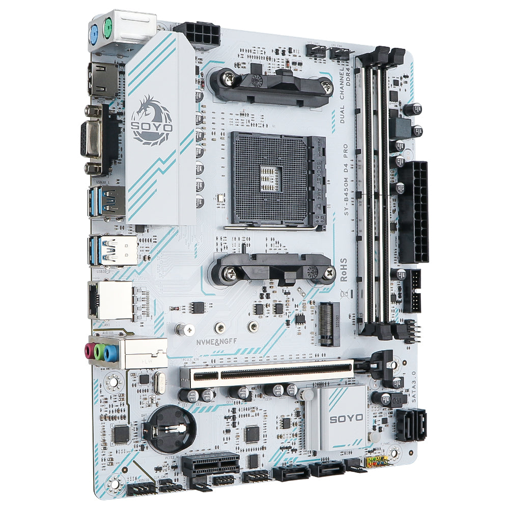 SOYO® Motherboard SY-B450M D4 PRO