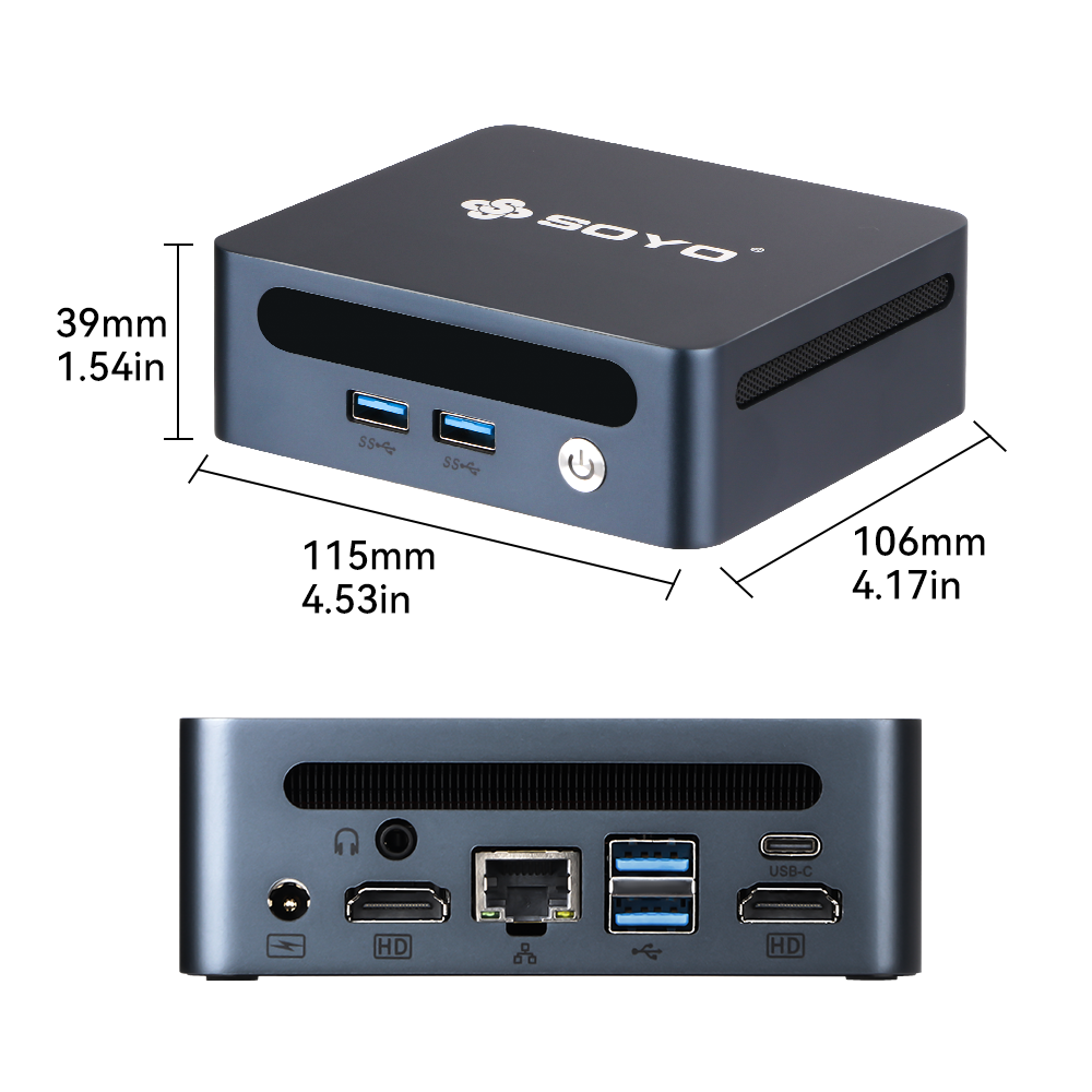 SOYO® Mini PC Y5 Power