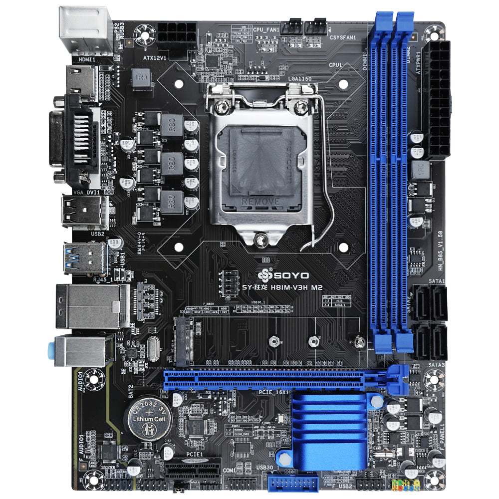 SOYO® Motherboard SY-H81M-V3H M2